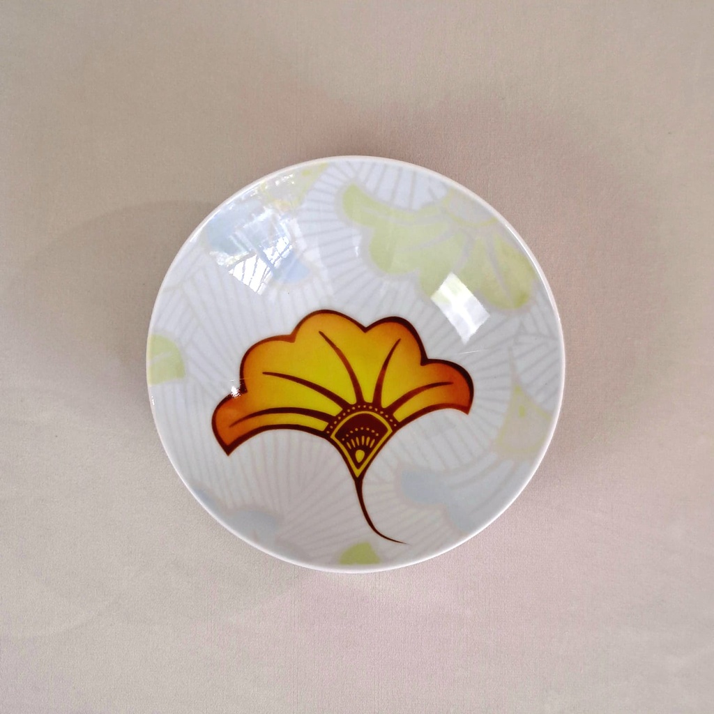 Assiette creuse/bowl Ronde : Wax Fleurs de mariage profil Plein