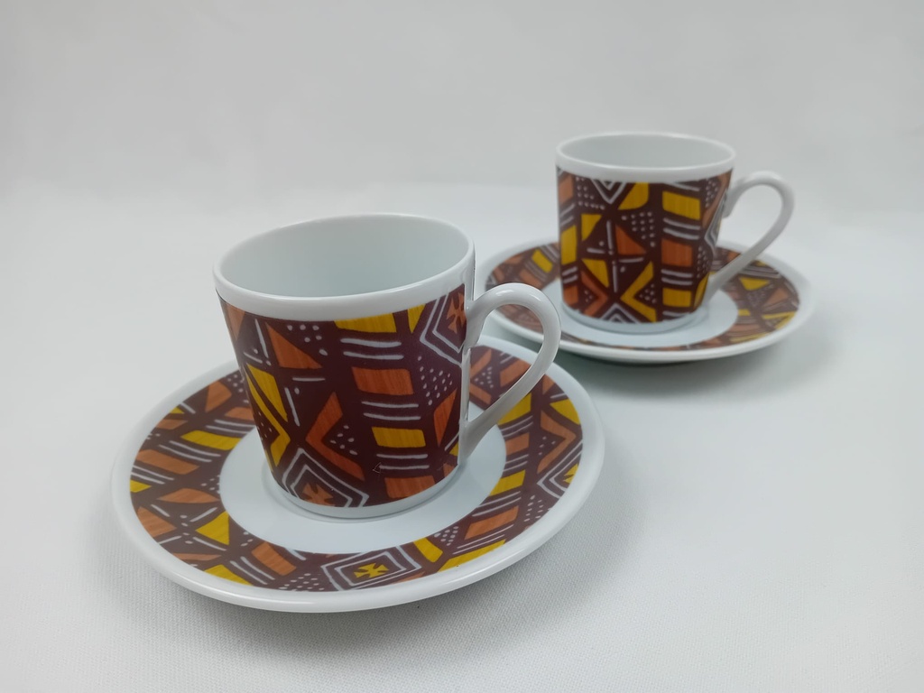 Tasse & Soucoupe   : Bogolan 1 profil Anneau