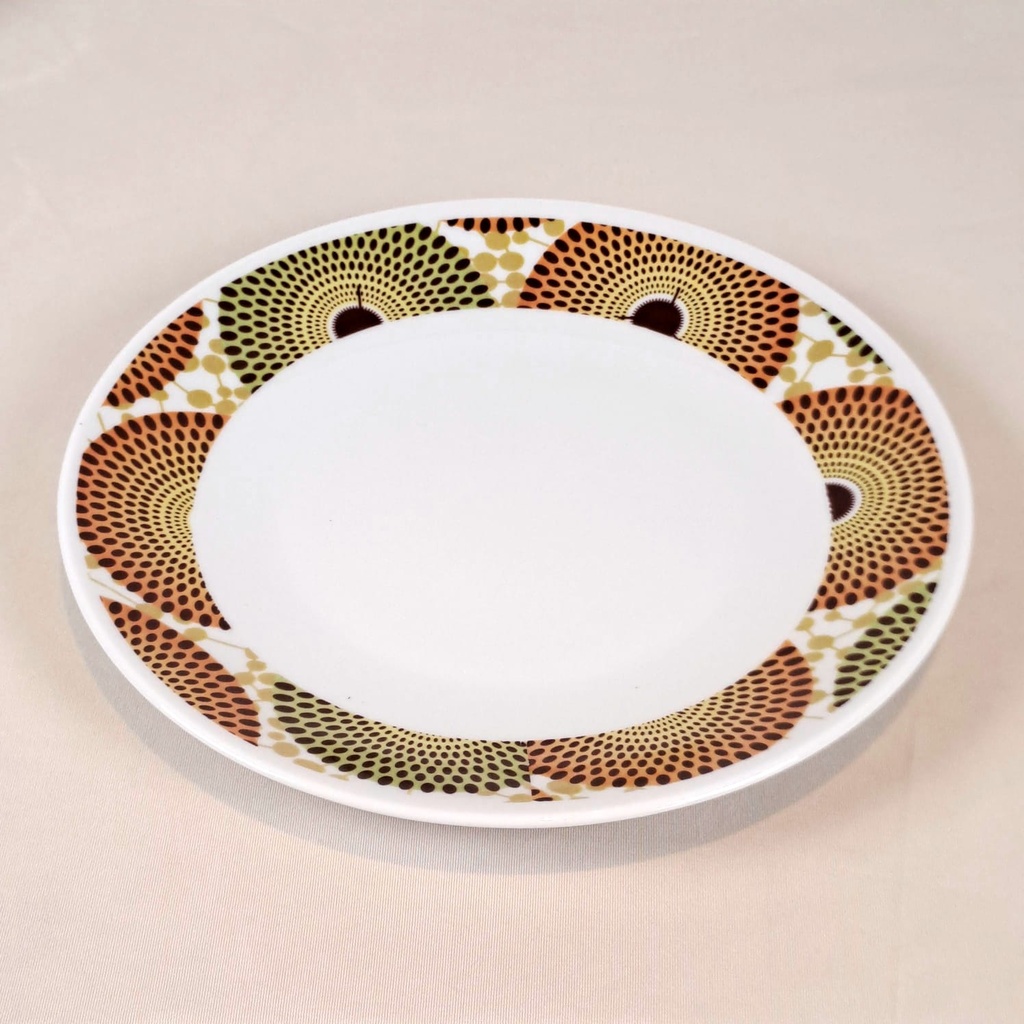 Grande assiette Ronde : Wax Gamaphone profil Anneau