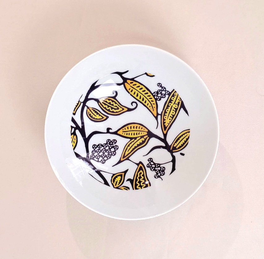 Assiette creuse/bowl Ronde : Wax Makaiva profil Anneau